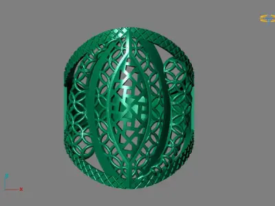 Fancy Womens Rings Plain Rings Ready STL 3DM Models Rings 3D print model 55