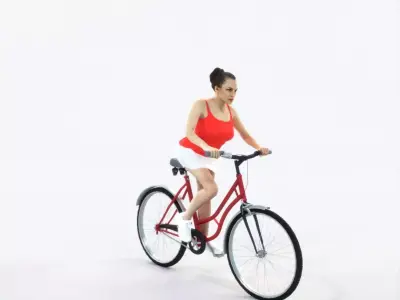 Dream 01G bicycle bike Sports Woman Low-poly 3D model