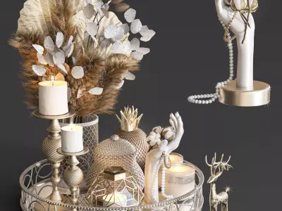 decorative set 43 3D model