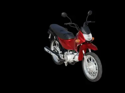 Moto Pop 110i Para Jogos Mobile ou PC Low-poly 3D model