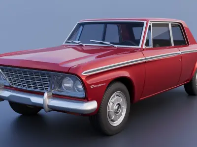 Studebaker Daytona 2 Door 1964 3D print model