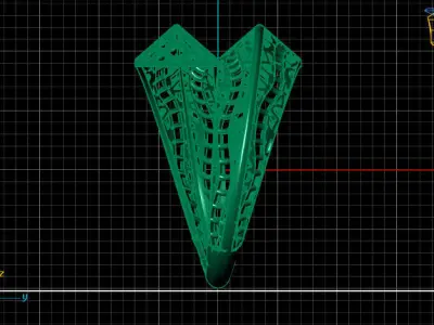 Two Head Women Ring 3DM Womens Ring 3d models 3D print model 3D print model 7