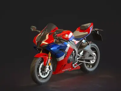 Base model  Honda CBR 1000 RR 2020 3D model