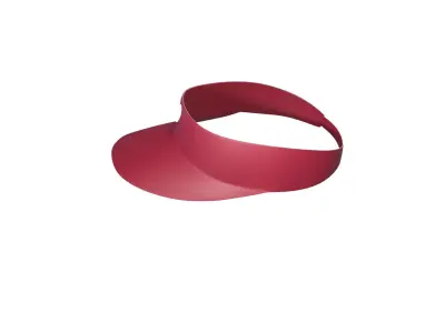 Low-Poly Visor Cap 03 Low-poly 3D model