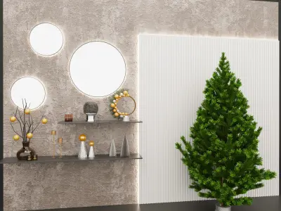 Christmas decor 3D model