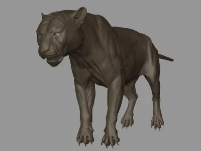 Tiger  VFX Cinematic quality 3D model 3D model