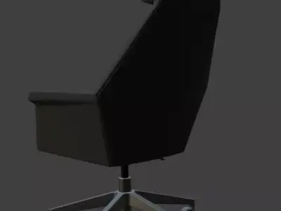 Modern High Back Executive Office Chair 3D model