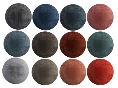 Round Column Sofa Set Serie part8 3D model