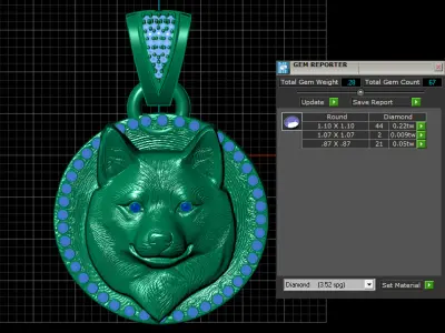 Dog Pendant 3D print model