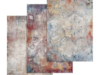 Rug Set 235 3D model