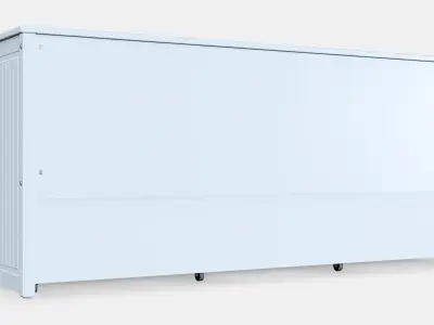 HEMNES Daybed frame with 3 drawers Low-poly 3D model