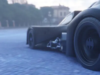 1989 Batmobile  3D model