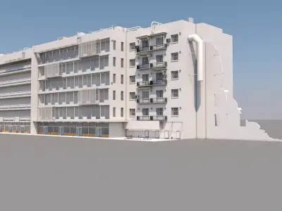 Slum Building 1 3D model