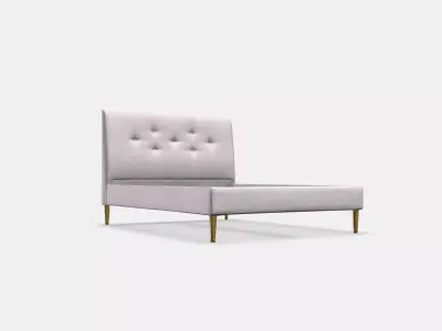 IDANAS Upholstered bed frame 2 Low-poly 3D model