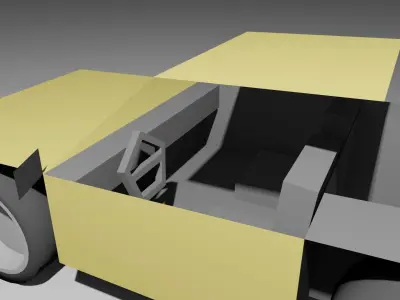 Lowpoly Car Free low-poly 3D model by scaled