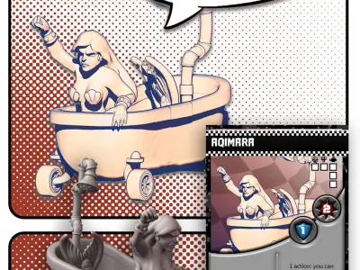 Aquimara TUSSLE FOR VICTORY 3D print model