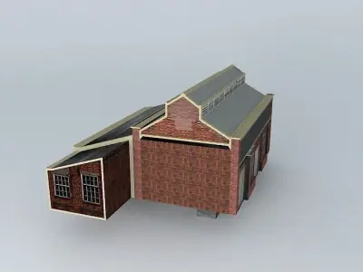 Eco Rail Track Engine Shed Dummy Old Steam Days Free 3D model