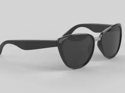 Blush Eyewear Glasses Low-poly 3D model