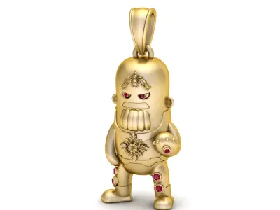 Muizino Pendant 3D Printable Model 3D print model
