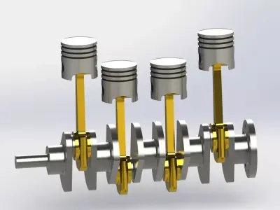 Crank Shaft 3D print model
