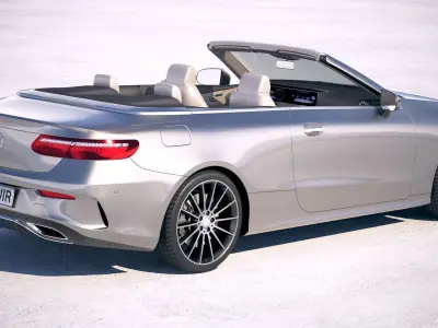 Mercedes E-Class Cabrio 2018 3D model
