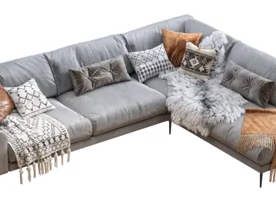 Joy sectional sofa 3D model