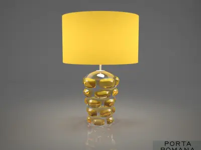 Porta Romana Blob lamp Amber 3D model