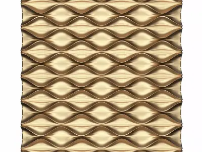 3D Wall Panel 012 Low-poly 3D model