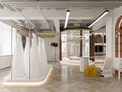 Wedding Dress Shop 3D model