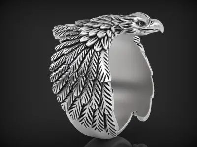 Eagle Ring  3D print model