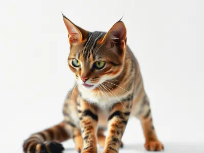 Bengal Cat Realistic Model Pack for D Design Low-poly 3D model