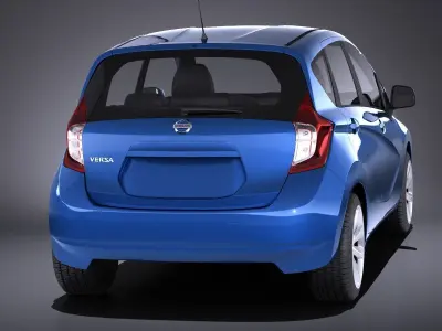 Nissan Versa Note 2016 VRAY 3D model
