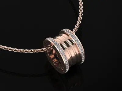 Bvlgari Pendant  3D print model