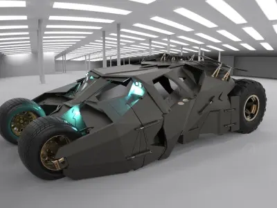 BatmobileTumbler batmobile from knight rises Free 3D model