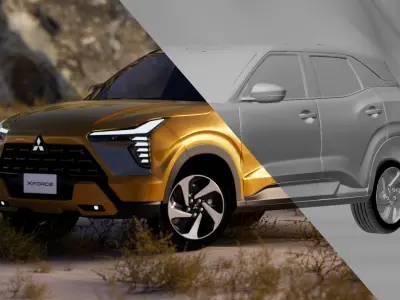 Mitsubishi XForce 3D model