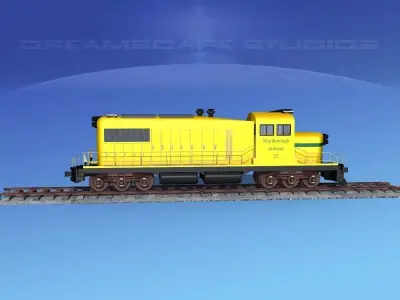 Diesel Locomotive V01 3D model