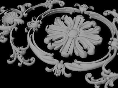 dekor ornament 3D model 13