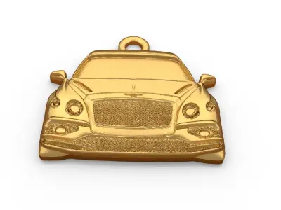 car pendant-07 printable jewelry  3D print model