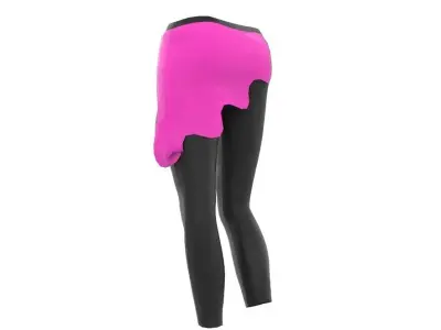 Zumba pants Low-poly 3D model