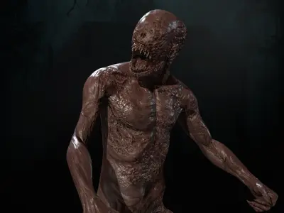 MutantZ1 Low-poly 3D model