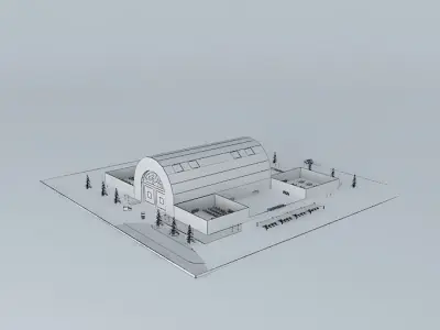 Factory shade 2 3D model