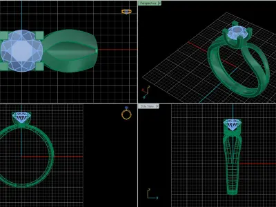 jewelry ring 196 3D print model