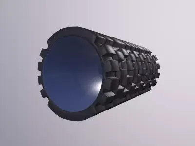 FoamRoller rubber ball Low-poly 3D model