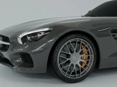 Mercedes AMG GT 3D model