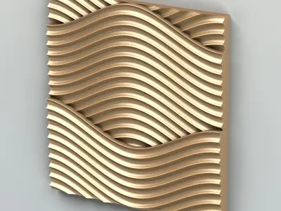 Wall panel 013 3D model