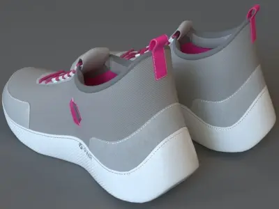 Generic Trainer - Unbranded Low-poly 3D model