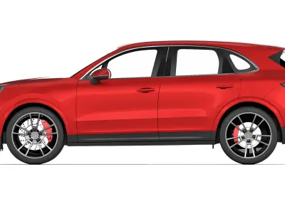 Porsche Cayenne 2024 3D model