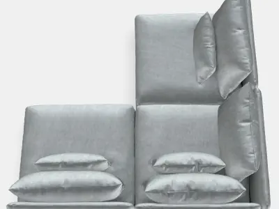 SODERHAMN Corner sofa 3-seat 1 3D model