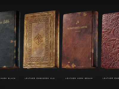 Paper and Book Cover Smart Materials for substance 3d painter Texture