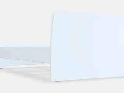 ASKVOLL Bed frame 5 Low-poly 3D model